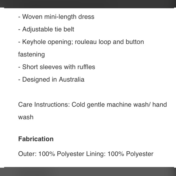 TUSSAH Montie Mini Dress ‘Lilac’ AU 18 $70 💜 - Picture 9 of 11